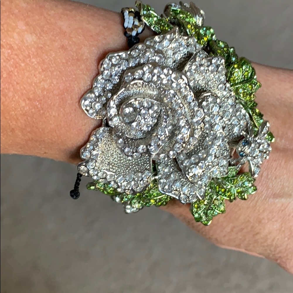 Rose Statement Bracelet - image 1